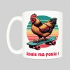 Mug anse côté gauche Visuel Poules III - Humours Mug Poule III ~ Humours