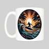 Mug anse côté gauche Visuel Surf I - Sports & Jeux Mug Surf ~ Summers Vibes