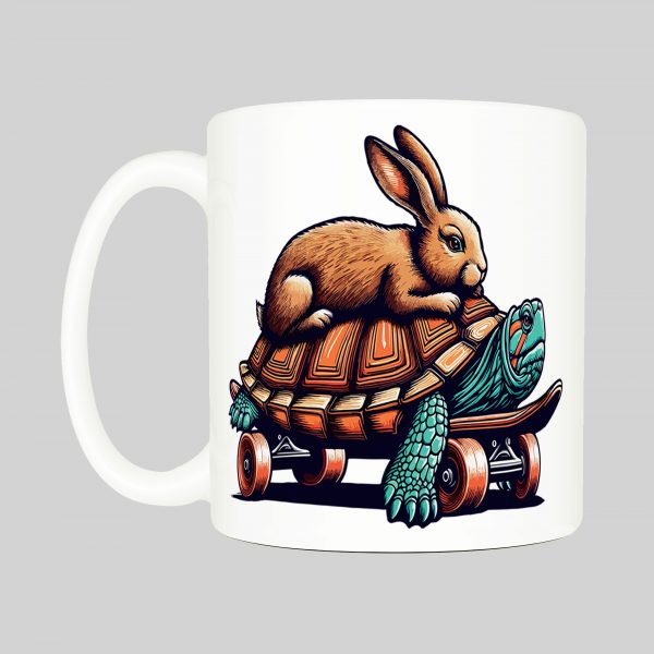 Mug Tortue & Lièvre ~ Humours