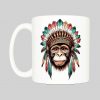 Mug anse côté gauche Visuel singes I - Western Mug Singe ~ Western