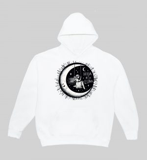 Sweats à capuche Unisexe Adultes / Lune ~ Fantastiques & Sciences fictions