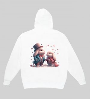 Sweats à capuche Unisexe Adultes / Lapins ~ Loves