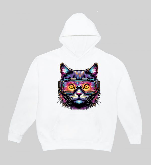 Sweats à capuche Unisexe Adultes / Chat ~ Colors Vibes