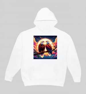 Sweats à capuche Unisexe Adultes / Aigles II ~ Loves