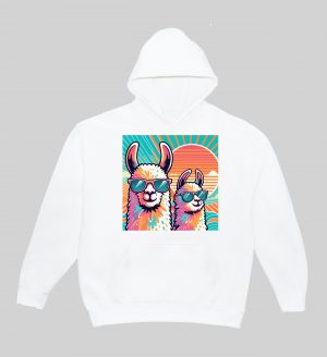 Sweats à capuche Unisexe Adultes / Alpagas ~ Summers Vibes