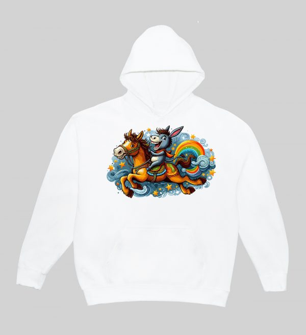 Sweats à capuche Unisexe Adultes / Âne ~ Humours