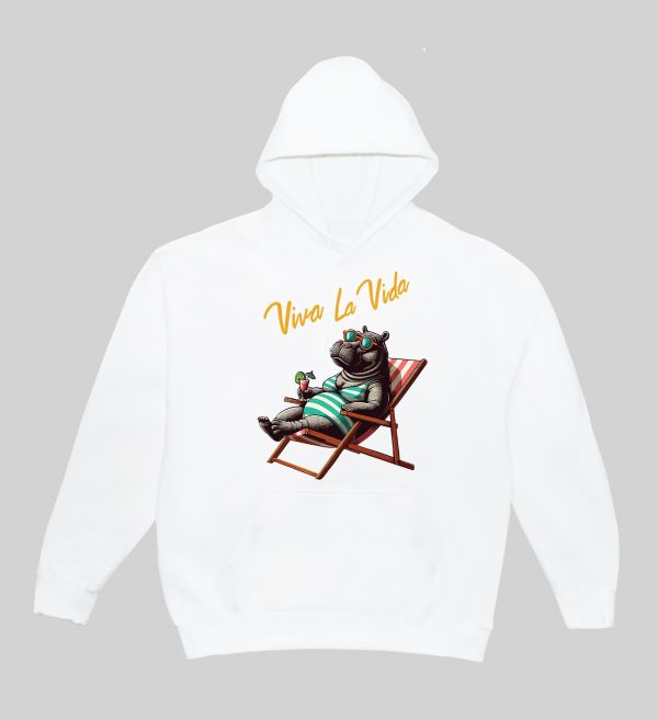 Sweats à capuche Unisexe Adultes / Hippopotame II ~ Summers Vibes