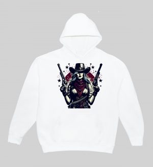 Sweats à capuche Unisexe Adultes / Cowboy ~ Western
