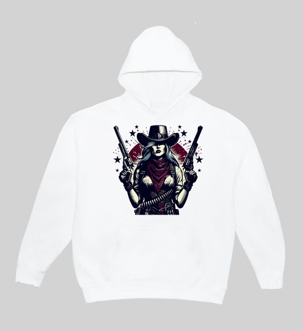 Sweats à capuche Unisexe Adultes / Cowboy ~ Western
