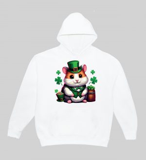 Sweats à capuche Unisexe Adultes / Hamster ~ Saint Patrick