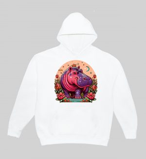 Sweats à capuche Unisexe Adultes / Hippopotame I ~ Summers Vibes