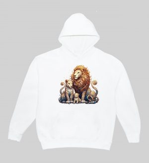 Sweats à capuche Unisexe Adultes / Lions ~ Loves