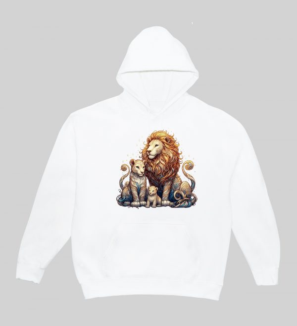 Sweats à capuche Unisexe Adultes / Lions ~ Loves