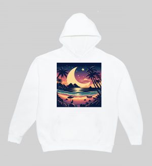 Sweats à capuche Unisexe Adultes / Lune de Mer ~ Summers Vibes