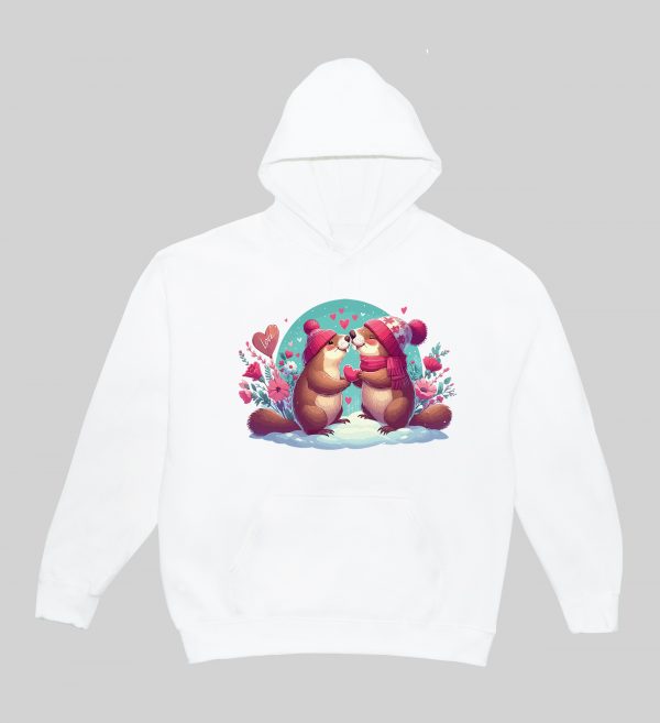Sweats à capuche Unisexe Adultes / Marmottes ~ Loves