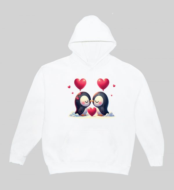Sweats à capuche Unisexe Adultes / Pinguins I ~ Loves