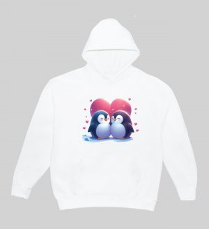 Sweats à capuche Unisexe Adultes / Pinguins II ~ Loves