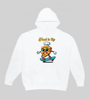 Sweats à capuche Unisexe Adultes / Pizza ~ Eat me & Drink me