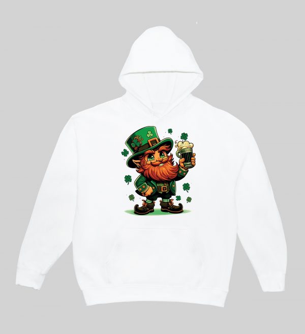 Sweats à capuche Unisexe Adultes / Leprechaun ~ Saint Patrick