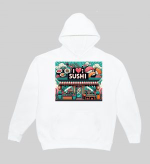 Sweats à capuche Unisexe Adultes / Sushis I ~ Asia