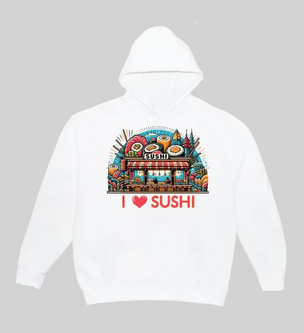 Sweats à capuche Unisexe Adultes / Sushis II ~ Asia