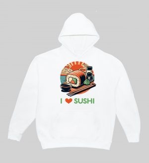 Sweats à capuche Unisexe Adultes / Sushis III ~ Asia