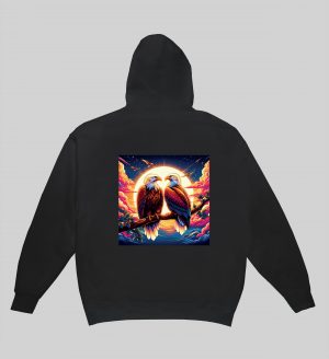 Sweats à capuche Unisexe Adultes / Aigles II ~ Loves