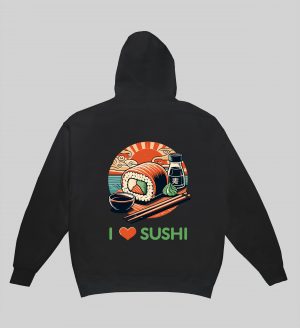 Sweats à capuche Unisexe Adultes / Sushis III ~ Asia