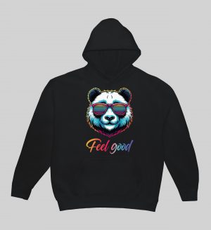 Sweats à capuche Unisexe Adultes / Panda ~ Colors Vibes