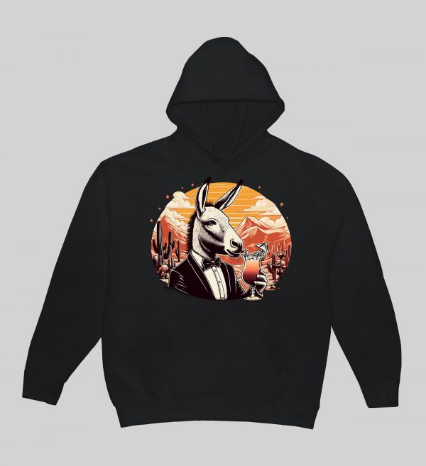 Sweats à capuche Unisexe Adultes / Âne ~ Eat me & Drink me