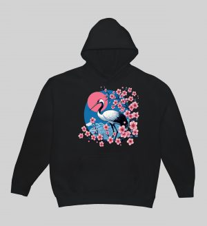 Sweats à capuche Unisexe Adultes / Cigogne ~ Asia