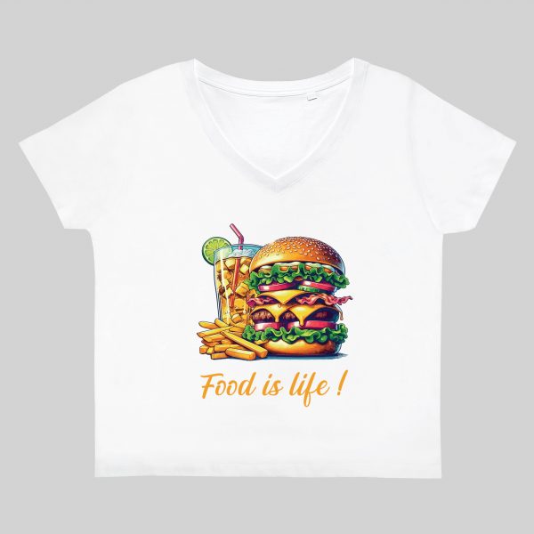 Col V Femmes / Burger ~ Eat me, drink me