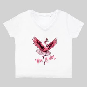 Col V Femmes / Flamant rose ~ Danses & Fiestas