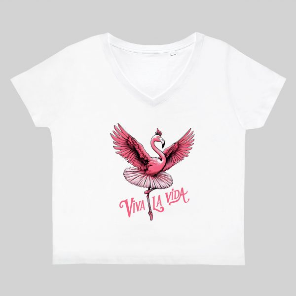 Col V Femmes / Flamant rose ~ Danses & Fiestas