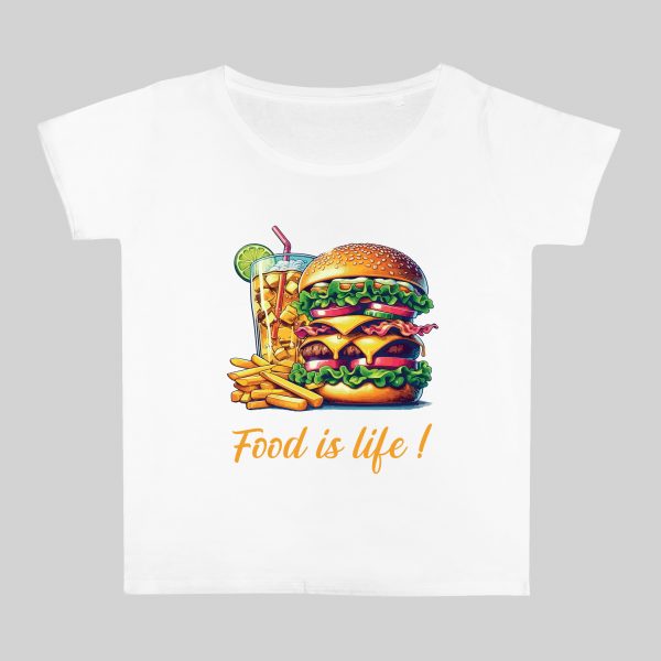 Col rond Femmes / Burger ~ Eat me, drink me