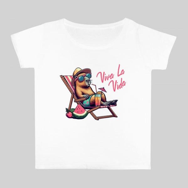 Col rond Femmes / Capybara II ~ Summers Vibes