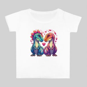 Col rond Femmes / Dinosaures ~ Loves