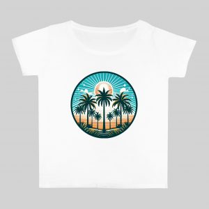 Col rond Femmes / Palmiers ~ Summers Vibes
