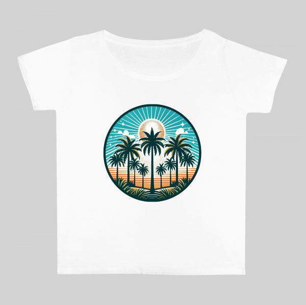 Col rond Femmes / Palmiers ~ Summers Vibes