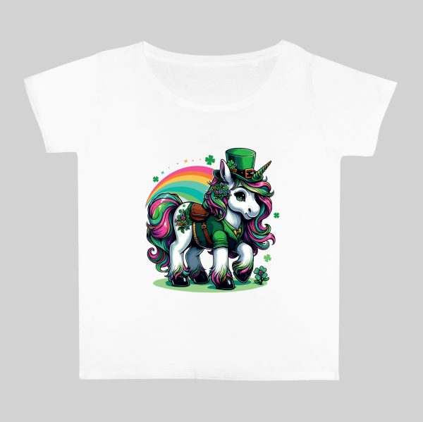 Col rond Femmes / Licorne ~ Saint Patrick