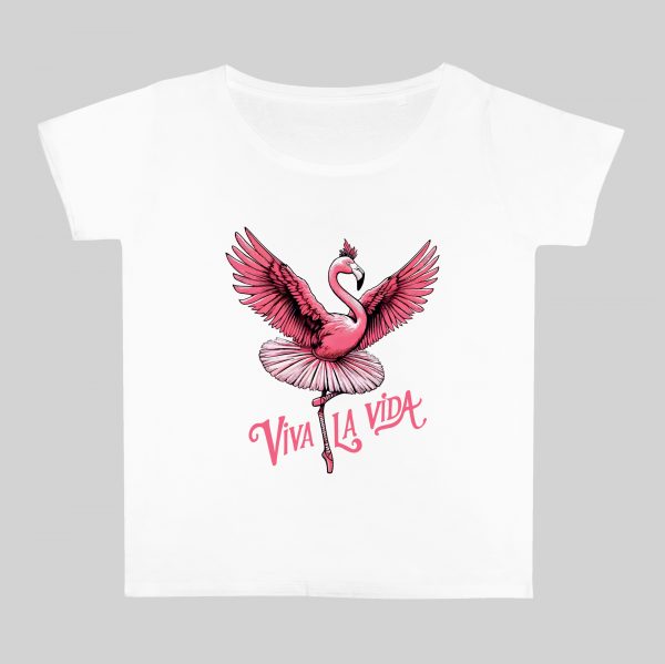Col rond Femmes / Flamant rose ~ Danses & Fiestas