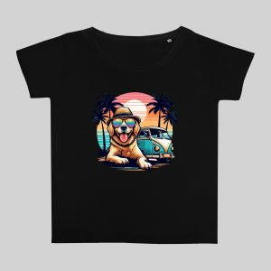 Col rond Femmes / Chien ~ Summers Vibes