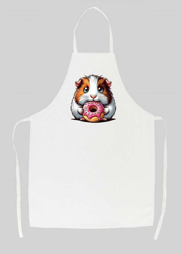 Tablier blanc vue de face Visuel Hamsters gateaux I - Eat me, drunk me Tablier Hamster ~ Eat me & Drink me