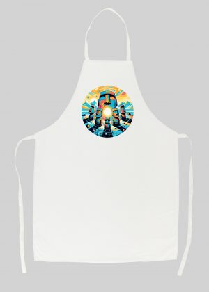 Tablier Ile de Pâques II ~ Spirituelles & Zen