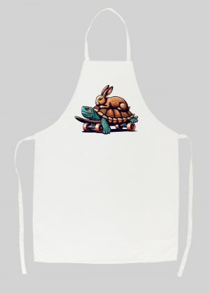 Tablier Tortue & Lièvre ~ Humours