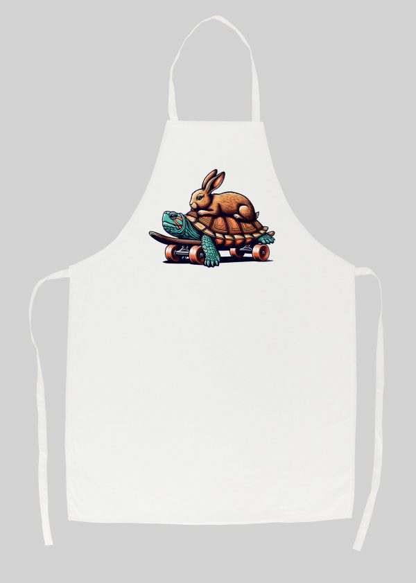 Tablier Tortue & Lièvre ~ Humours