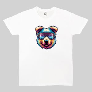 Col rond Hommes / Chien ~ Colors Vibes