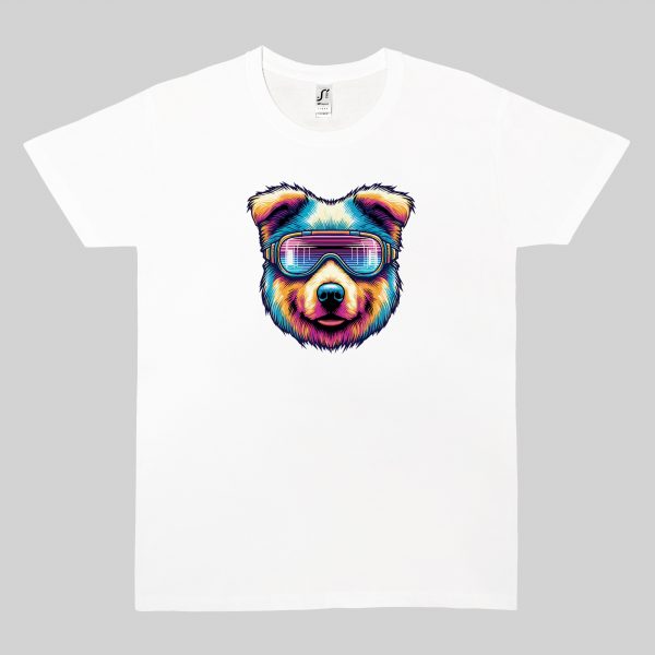 Col rond Hommes / Chien ~ Colors Vibes
