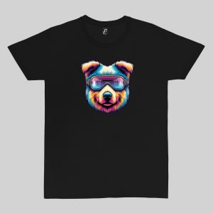 Col rond Hommes / Chien ~ Colors Vibes