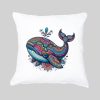 Housse de coussin Baleine ~ Mandala